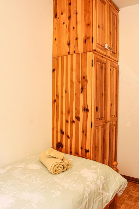 Bed, Photo of the whole room, Bedroom, towels, wardrobe