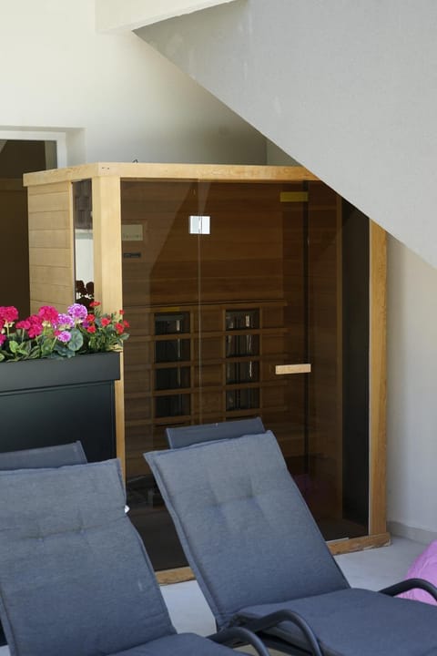 Patio, Sauna, View (from property/room), Balcony/Terrace, Seating area