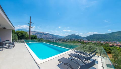 Natural landscape, Pool view, Swimming pool, sunbed