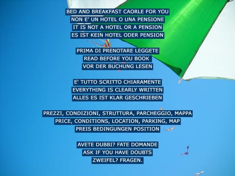 B&B Caorle For You Bed and Breakfast in Caorle