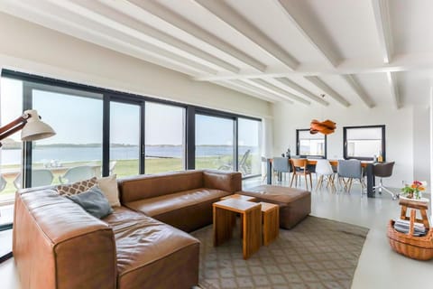 Natural landscape, Seating area, Dining area, Lake view