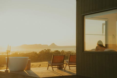 Patio, Natural landscape, Mountain view, Sunrise, Sunset