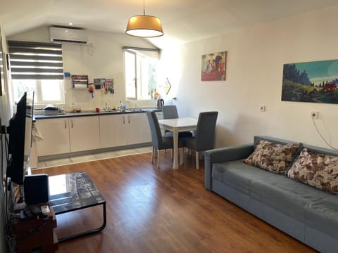 TV and multimedia, Kitchen or kitchenette, Living room, Seating area, Dining area