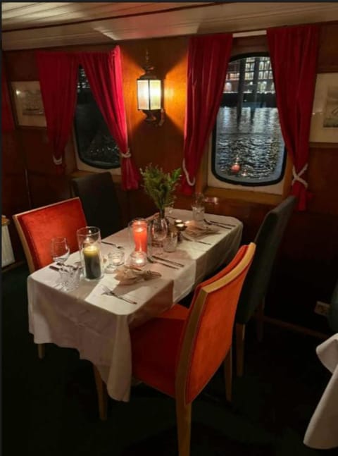 Lofoten Cruise & Hotel Docked boat in Lofoten