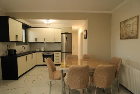 Kitchen or kitchenette, Dining area, oven