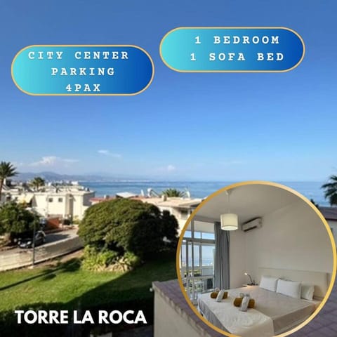 Bedroom, City view, Sea view