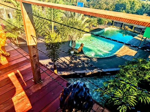 Natural landscape, Garden, Pool view, sunbed