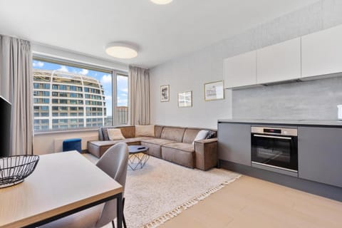 Kitchen or kitchenette, Living room