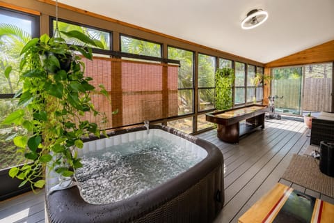 Game Room, Garden, Hot Tub, View (from property/room), Seating area