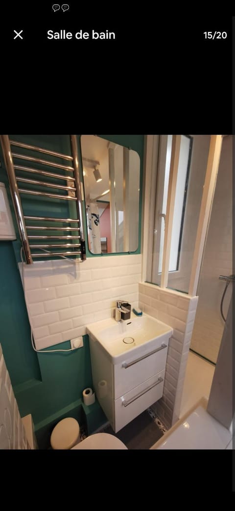 Studio Courbevoie gare La Défense tout équipé ! Apartment in Courbevoie