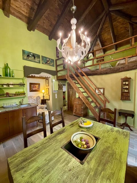 Kitchen or kitchenette, Living room, Dining area