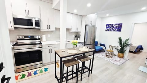 Kitchen or kitchenette, Living room, Dining area