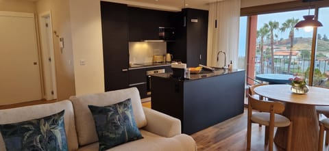 Kitchen or kitchenette, Living room, Dining area