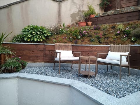 Patio, Garden, Seating area, Garden view