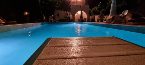 Night, Swimming pool
