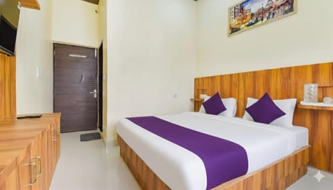 Bed, TV and multimedia, Kitchen or kitchenette, Photo of the whole room, Bedroom, wardrobe
