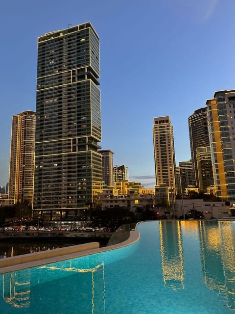 Property building, City view, Pool view, Swimming pool