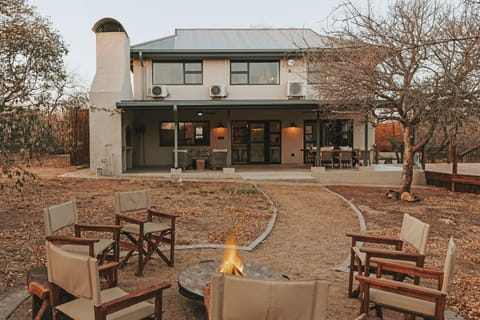 Property building, fireplace