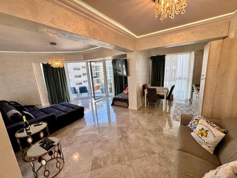Living room, Seating area, Dining area