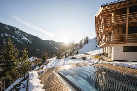 Natural landscape, Winter, Pool view