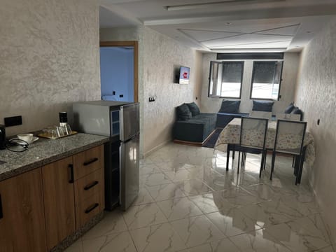 Kitchen or kitchenette, Living room, Dining area
