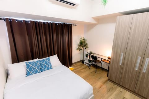 Bed, Bedroom, air conditioner