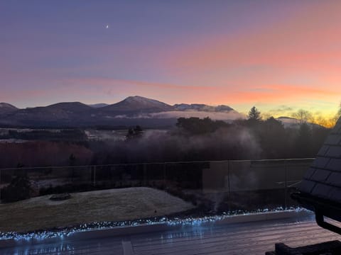 Mountain view, Sunset