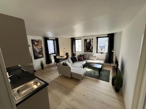 Lunt og trivelig i sentrum Grønn Apartment in Nordland, Norway
