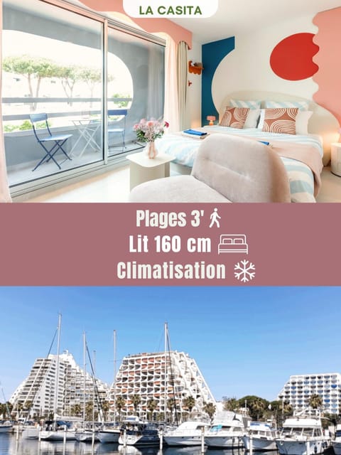 Nearby landmark, Bed, Bedroom, City view