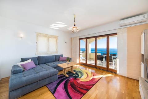 Living room, Seating area, Sea view