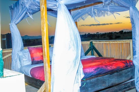 Bed, Natural landscape, View (from property/room)