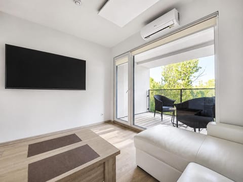 Communal lounge/ TV room, TV and multimedia, Seating area, air conditioner