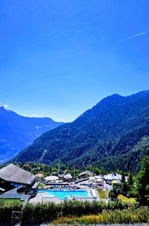 Natural landscape, Mountain view, Pool view, Swimming pool