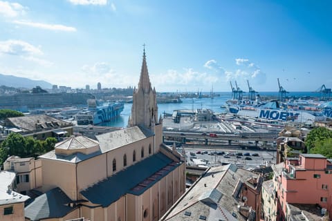 Day, Bird's eye view, City view, Sea view