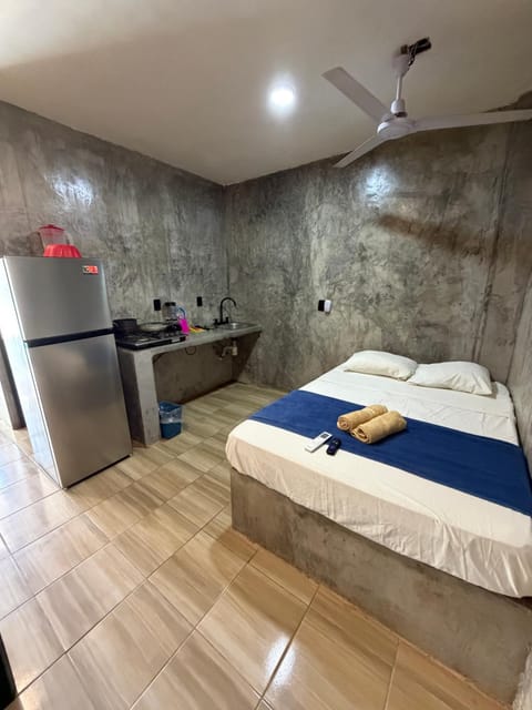 Kitchen or kitchenette, towels