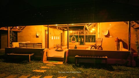Patio, Night, Living room, Seating area