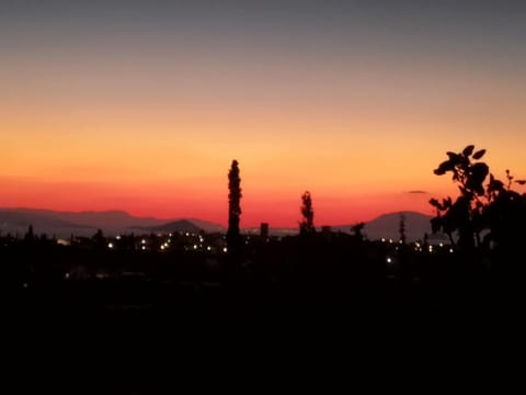 Natural landscape, Mountain view, Sea view, Sunset