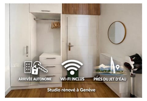 Studio moderne et chaleureux au coeur de Geneve - parfait pour courts sejours Apartment in Canton of Vaud