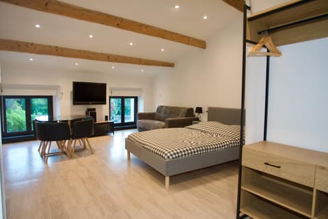Bed, TV and multimedia