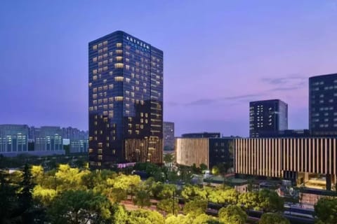 Property building, Night, City view