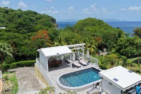 Day, Natural landscape, Balcony/Terrace, Pool view, Sea view, Swimming pool, sunbed