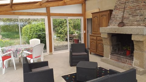 Patio, Seating area, Dining area