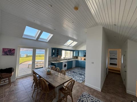 Frontline Beach House access via private steps House in Longford