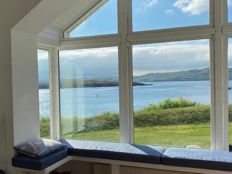 Frontline Beach House access via private steps House in Longford