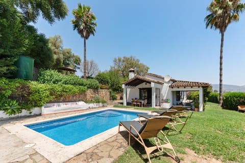 Property building, Living room, Swimming pool