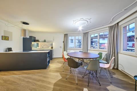 Kitchen or kitchenette, Living room, Dining area