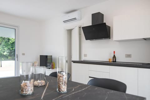 Living room, kitchen