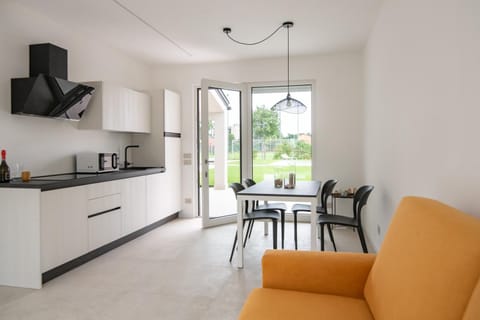 Living room, kitchen