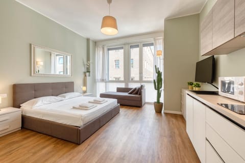 TV and multimedia, Kitchen or kitchenette, Living room, Photo of the whole room, Seating area