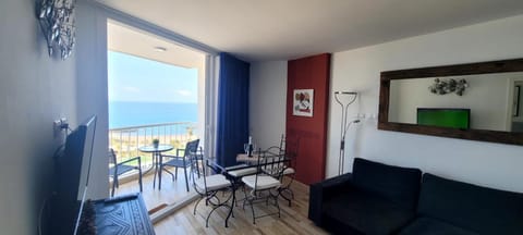 Living room, Seating area, Sea view